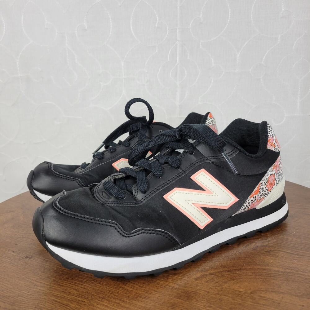 New Balance 515V3 Womens Sneakers 8.5 Black Pink Leopard WL515CR3 Lace Up Shoe
